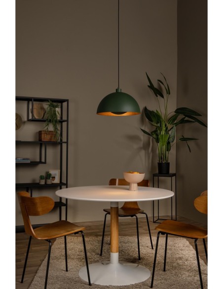 Lucide SIEMON Suspension Diam. 40 cm 1xE27 Vert | Deko Light