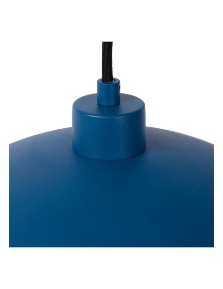 Lucide SIEMON Suspension Diam. 40 cm 1xE27 Bleu | Deko Light
