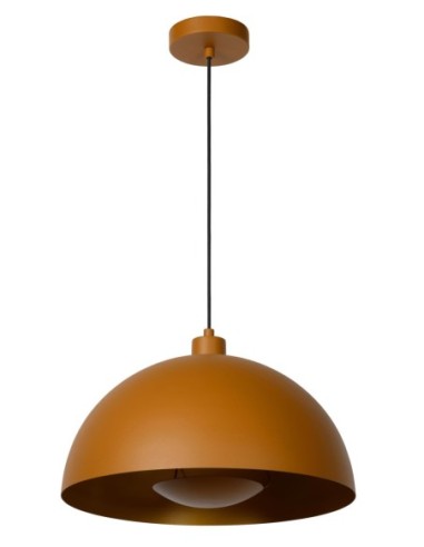Lucide SIEMON Suspension Diam. 40 cm 1xE27 Jaune Ocre | Deko Light