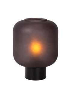 Lucide ELOISE Lampe de table Diam. 21 cm 1xE27 Noir | Deko Light