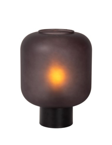 Lucide ELOISE Lampe de table Diam. 21 cm 1xE27 Noir | Deko Light