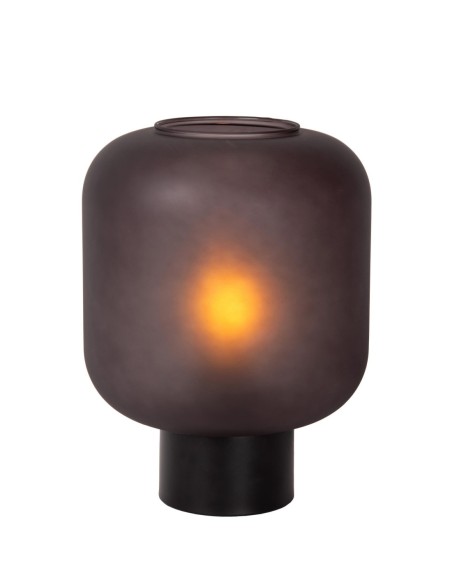 Lucide ELOISE Lampe de table Diam. 21 cm 1xE27 Noir | Deko Light