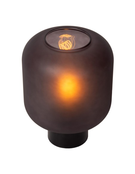 Lucide ELOISE Lampe de table Diam. 21 cm 1xE27 Noir | Deko Light