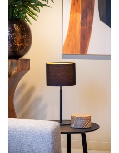 Lucide MAYA Lampe de table Diam. 26 cm 1xE27 Noir | Deko Light