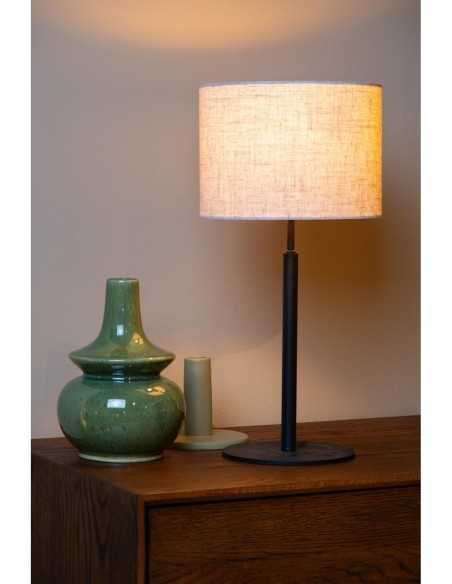 Lucide MAYA Lampe de table Diam. 26 cm 1xE27 Creme | Deko Light