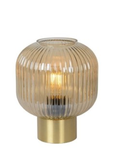 Lampe de table Diam. 20 cm 1xE27 40W Ambre -Lucide - Maloto