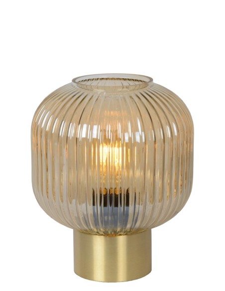 Lampe de table Diam. 20 cm 1xE27 40W Ambre -Lucide - Maloto
