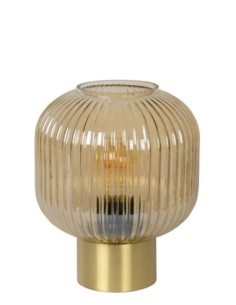 Lampe de table Diam. 20 cm 1xE27 40W Ambre -Lucide - Maloto 2