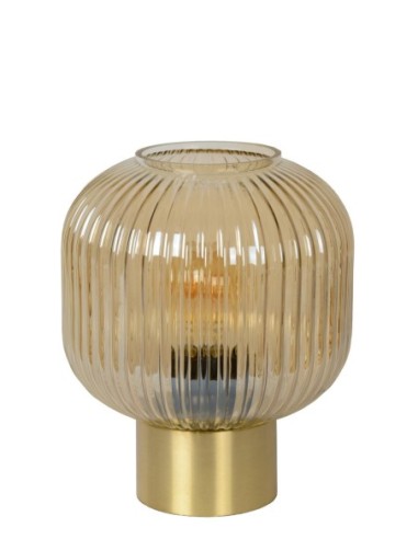 Lampe de table Diam. 20 cm 1xE27 40W Ambre -Lucide - Maloto