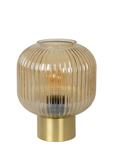 Lampe de table Diam. 20 cm 1xE27 40W Ambre -Lucide - Maloto