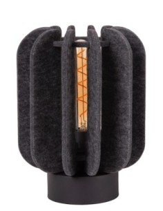 Lucide RAFAL Lampe de table Diam. 23 cm 1xE27 Gris | Deko Light 2