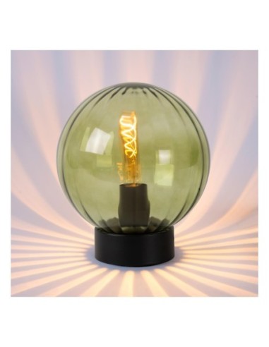 Lucide MONSARAZ Lampe de table Diam. 25 cm 1xE27 Vert | Deko Light