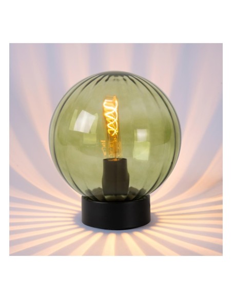Lucide MONSARAZ Lampe de table Diam. 25 cm 1xE27 Vert | Deko Light
