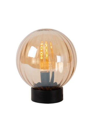 Lucide MONSARAZ Lampe de table Diam. 25 cm 1xE27 Ambre | Deko Light