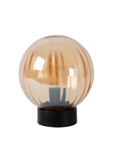 Lucide MONSARAZ Lampe de table Diam. 25 cm 1xE27 Ambre | Deko Light