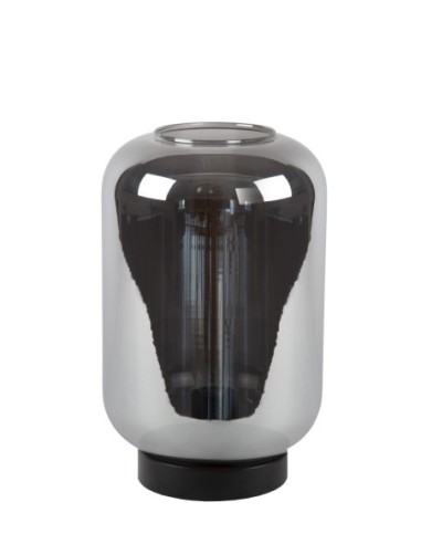 Lucide JOANET Lampe de table Diam. 22 cm 1xE27 Fume | Deko Light