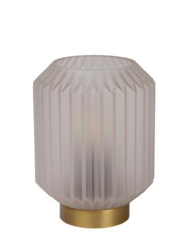 Lampe de table Diam. 13 cm 1xE14 40 W  Verre Blanc - Lucide - Sueno