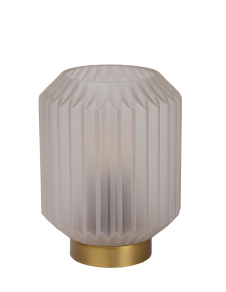 Lampe de table Diam. 13 cm 1xE14 40 W  Verre Blanc - Lucide - Sueno