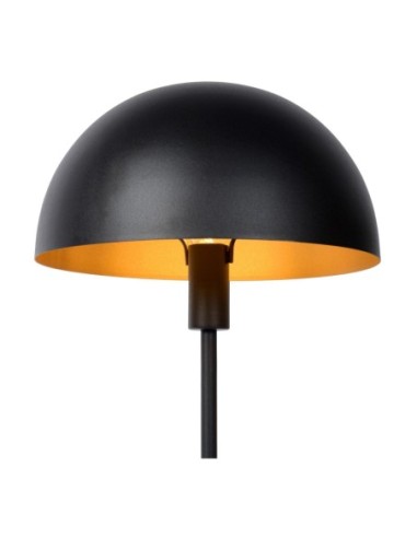Lampe de table Diam. 25 cm 1xE14 25 W Noir - Lucide - Siemon