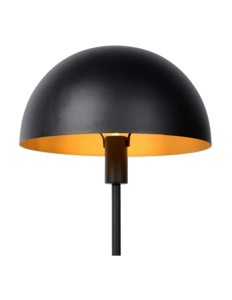 Lampe de table Diam. 25 cm 1xE14 25 W Noir - Lucide - Siemon