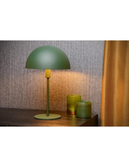 Lampe de table Diam. 25 cm 1xE14 25 W Vert - Lucide - Siemon