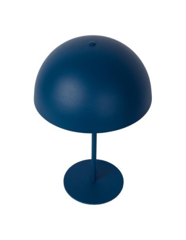 Lampe de table Diam. 25 cm 1xE14 25W Bleu - Lucide - Siemon