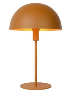 Lampe de table Diam. 25 cm 1xE14 25W Jaune Ocre - Lucide - Siemon