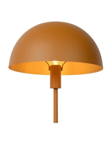 Lampe de table Diam. 25 cm 1xE14 25W Jaune Ocre - Lucide - Siemon