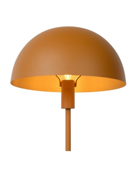 Lampe de table Diam. 25 cm 1xE14 25W Jaune Ocre - Lucide - Siemon