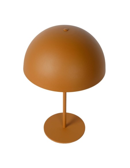 Lampe de table Diam. 25 cm 1xE14 25W Jaune Ocre - Lucide - Siemon