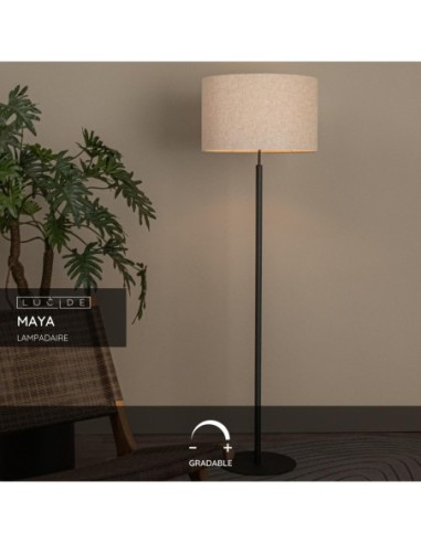 Lucide MAYA Lampadaire Diam. 45 cm 1xE27 Creme | Deko Light