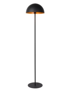 Lampadaire Diam. 35 cm 1xE27 40 W Acier noir- Lucide - Siemon