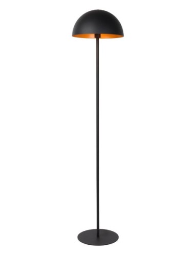 Lucide SIEMON Lampadaire Diam. 35 cm 1xE27 Noir | Deko Light