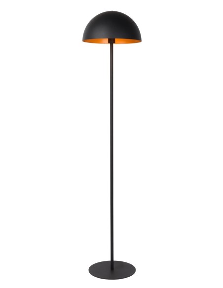 Lucide SIEMON Lampadaire Diam. 35 cm 1xE27 Noir | Deko Light