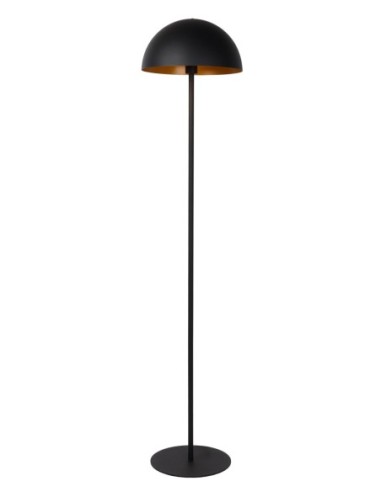 Lucide SIEMON Lampadaire Diam. 35 cm 1xE27 Noir | Deko Light