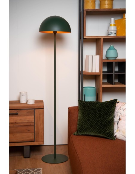 Lampadaire Diam. 35 cm 1xE27 40 W Acier Vert - Lucide- Siemon
