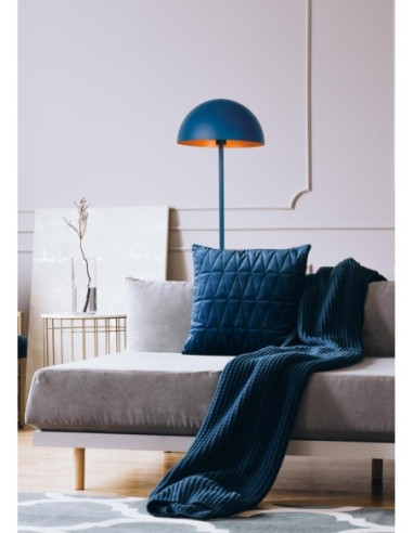 Lampadaire Diam. 35 cm 1xE27 40 W Acier Bleu - Lucide - Siemon