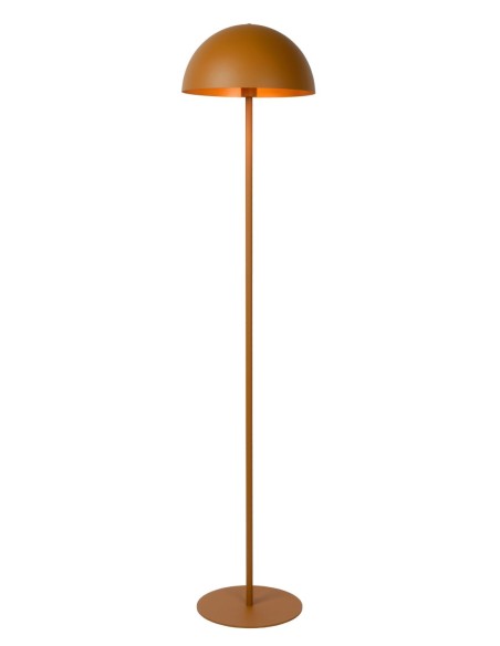 Lampadaire Diam. 35 cm 1xE27 40 W Acier Jaune Ocre - Lucide - Siemon