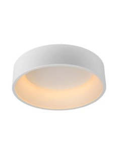 Plafonnier Diam. 45,5 cm LED Dim. 1x30W 3000K Blanc - Lucide - Talonne Led