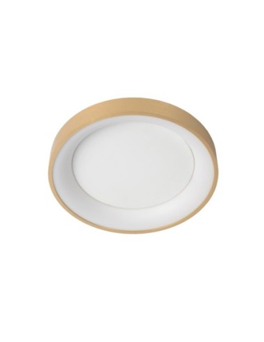 Plafonnier Diam. 28 cm LED Dim. 1x20W 2700K Or Mat - Lucide - Vidal