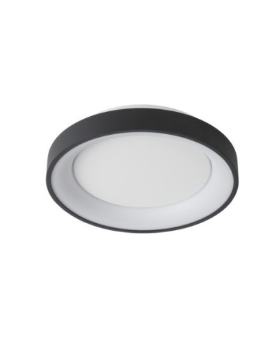 Plafonnier Diam. 28 cm LED Dim. 1x20W 2700K Noir - Lucide - Vidal