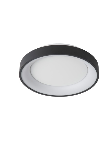 Plafonnier Diam. 28 cm LED Dim. 1x20W 2700K Noir - Lucide - Vidal