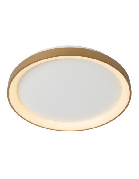 Plafonnier Diam. 48 cm LED Dim. 1x38W 2700K Or Mat / Laiton - Lucide - Vidal