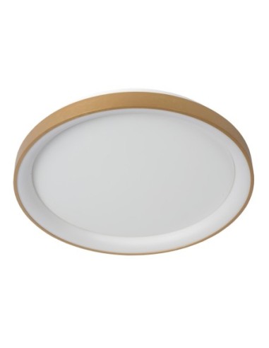 Plafonnier Diam. 48 cm LED Dim. 1x38W 2700K Or Mat / Laiton - Lucide - Vidal