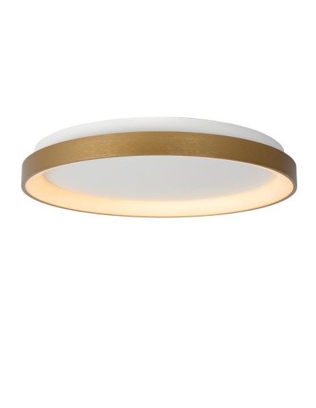 Plafonnier Diam. 48 cm LED Dim. 1x38W 2700K Or Mat / Laiton - Lucide - Vidal