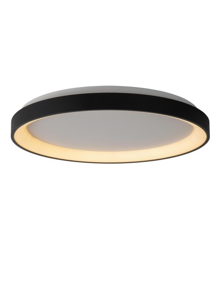 Plafonnier Diam. 48 cm LED Dim. 1x38W 2700K noir - Lucide - Vidal