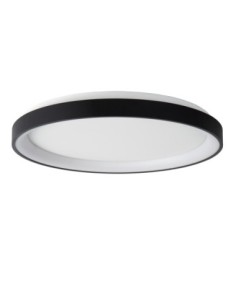 Plafonnier Diam. 48 cm LED Dim. 1x38W 2700K noir - Lucide - Vidal 2