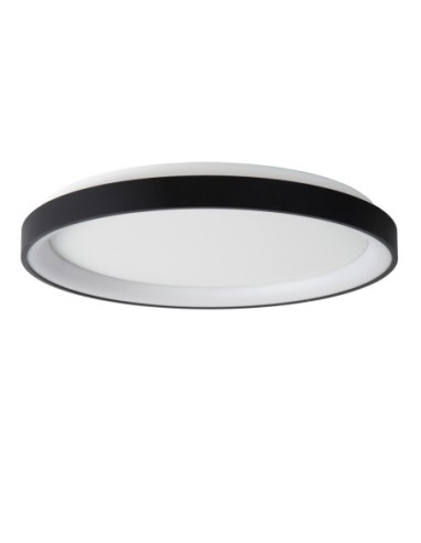 Lucide - Vidal - Plafonnier Diam. 48 cm LED Dim. 1x38W 2700K noir