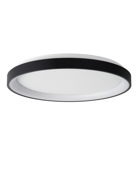 Lucide - Vidal - Plafonnier Diam. 48 cm LED Dim. 1x38W 2700K noir