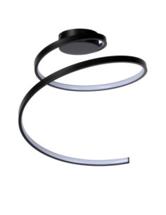 Plafonnier Diam. 46 cm LED 3 StepDim 1x24W 3000K Noir -Lucide - Maxence 2